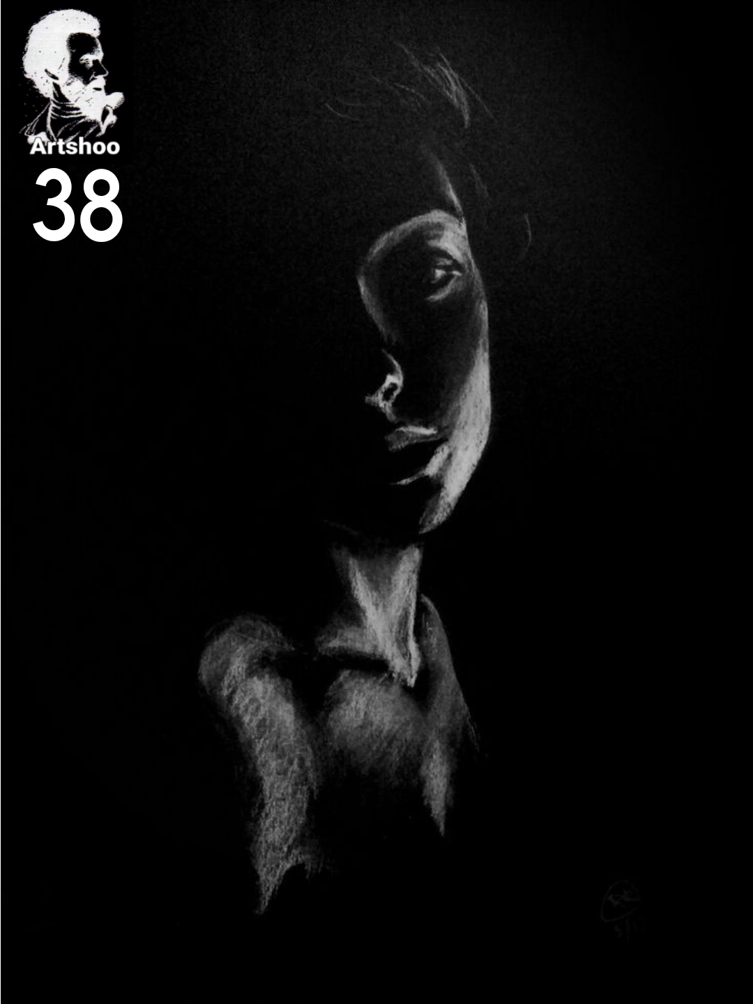 آموزش نقاشی طراحی سیاه قلم شهرری